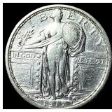 1917-D Silver Standing Liberty Quarter  UNCIRCULA