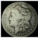 1879-CC Silver Morgan Dollar LIGHTLY  CIRCULATED