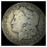 1890-CC Silver Morgan Dollar LIGHTLY  CIRCULATED