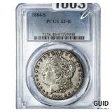 1884-S Morgan Silver Dollar PCGS XF50