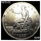 1875-CC Silver Trade Dollar UNCIRCULATED