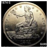 1874-S Silver Trade Dollar UNCIRCULATED