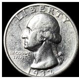 1932-S Silver Washington Quarter UNCIRCULATED