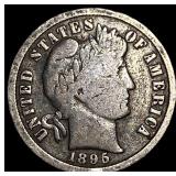 1895 Barber Dime LIGHTLY CIRCULATED