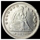 1899 Barber Silver Quarter CHOICE AU