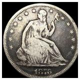 1876-S Silver Half Dollar LIGHTLY CIRCULATED