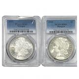 [2] 1921 Morgan Silver Dollar PCGS MS63