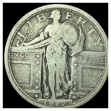 1917 Type 1 Standing Liberty Quarter LIGHTLY  CIR