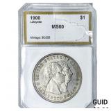 1900 Lafayette Silver Dollar PCI MS60