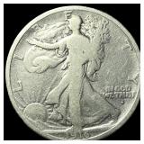 1916-D Walking Liberty Half Dollar NICELY  CIRCUL