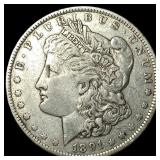 1891-O Silver Morgan Dollar NEARLY  UNCIRCULATED