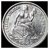 1887 Seated Liberty Dime UNCIRCULATED