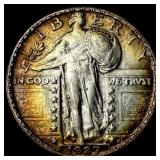 1927 Silver Standing Liberty Quarter CHOICE  AU