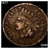 1877 Indian Head Cent NEARLY UNCIRCULATED