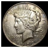 1923-D Silver Peace Dollar NEARLY UNCIRCULATED