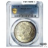 1921-D Morgan Silver Dollar PCGS MS65