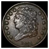 1835 Copper Half Cent CLOSELY UNCIRCULATED