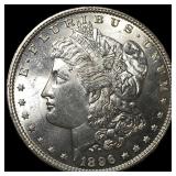 1896 Silver Morgan Dollar GEM BU