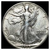 1938-D Silver Walking Liberty Half Dollar CLOSELY