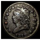 1812 Classic Head Large Cent NEARLY  UNCIRCULATED