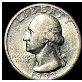 1932-D Silver Washington Quarter NEARLY  UNCIRCUL