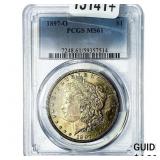 1897-O Morgan Silver Dollar PCGS MS61