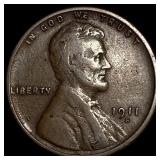 1911-S Lincoln Wheat Cent ABOUT UNCIRCULATED