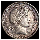 1904 Barber Dime CLOSELY UNCIRCULATED