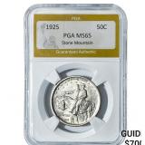 1925 Stone Mountain Half Dollar PGA MS65