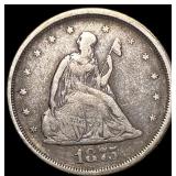 1875-S Silver Twenty Cents LIGHTLY CIRCULATED