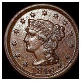 1846 Braided Hair Large Cent UNCIRCULATED