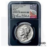 2020-W 1oz Palladium Eagle $25 NGC MS70 High Relie