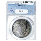 1895-O Morgan Silver Dollar ANACS AU50