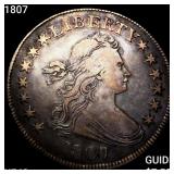 1807 Draped Bust Half Dollar NEARLY UNCIRCULATED