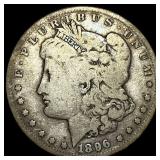 1896-S Silver Morgan Dollar LIGHTLY  CIRCULATED