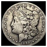 1890-CC Silver Morgan Dollar NEARLY  UNCIRCULATED