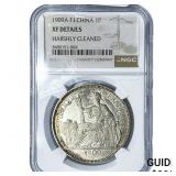 1909-A French-Indochina Silver 1 Trade Piastre Ton