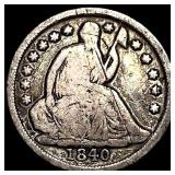 1840-O Silver Half Dime LIGHTLY CIRCULATED