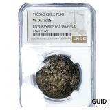 1903-SO Chile Silver 1 Peso NGC VF Details