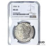 1904 Morgan Silver Dollar NGC MS65