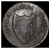1787 Nova Constellatio Copper Token CLOSELY UNCIRC