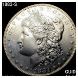 1883-S Morgan Silver Dollar UNCIRCULATED +