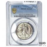 1940-S Walking Liberty Half Dollar PCGS MS65