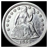 1852 Silver Seated Liberty Dime UNCIRCULATED