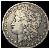 1893-O Silver Morgan Dollar NEARLY  UNCIRCULATED