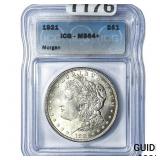 1921 Morgan Silver Dollar ICG MS64+