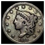 1839 Coronet Head Large Cent LIGHTLY  CIRCULATED