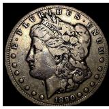 1890-CC Silver Morgan Dollar NEARLY  UNCIRCULATED