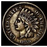 1859 Indian Head Cent NEARLY UNCIRCULATED