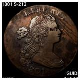 1801 S-213 Draped Bust Large Cent HIGH GRADE